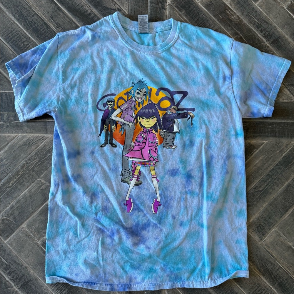 Gorillaz Tie-Dye Band T-Shirt – Men’s M – Minor Flaws